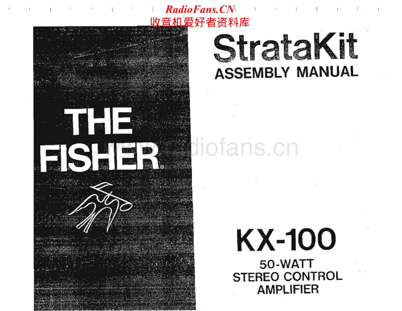 Fisher-KX-100-Service-Manual电路原理图.pdf_第1页