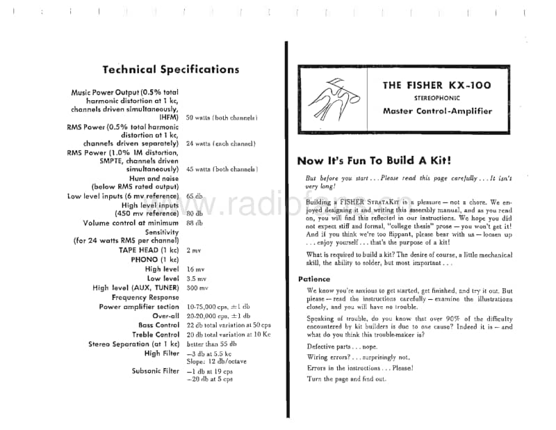 Fisher-KX-100-Service-Manual电路原理图.pdf_第3页