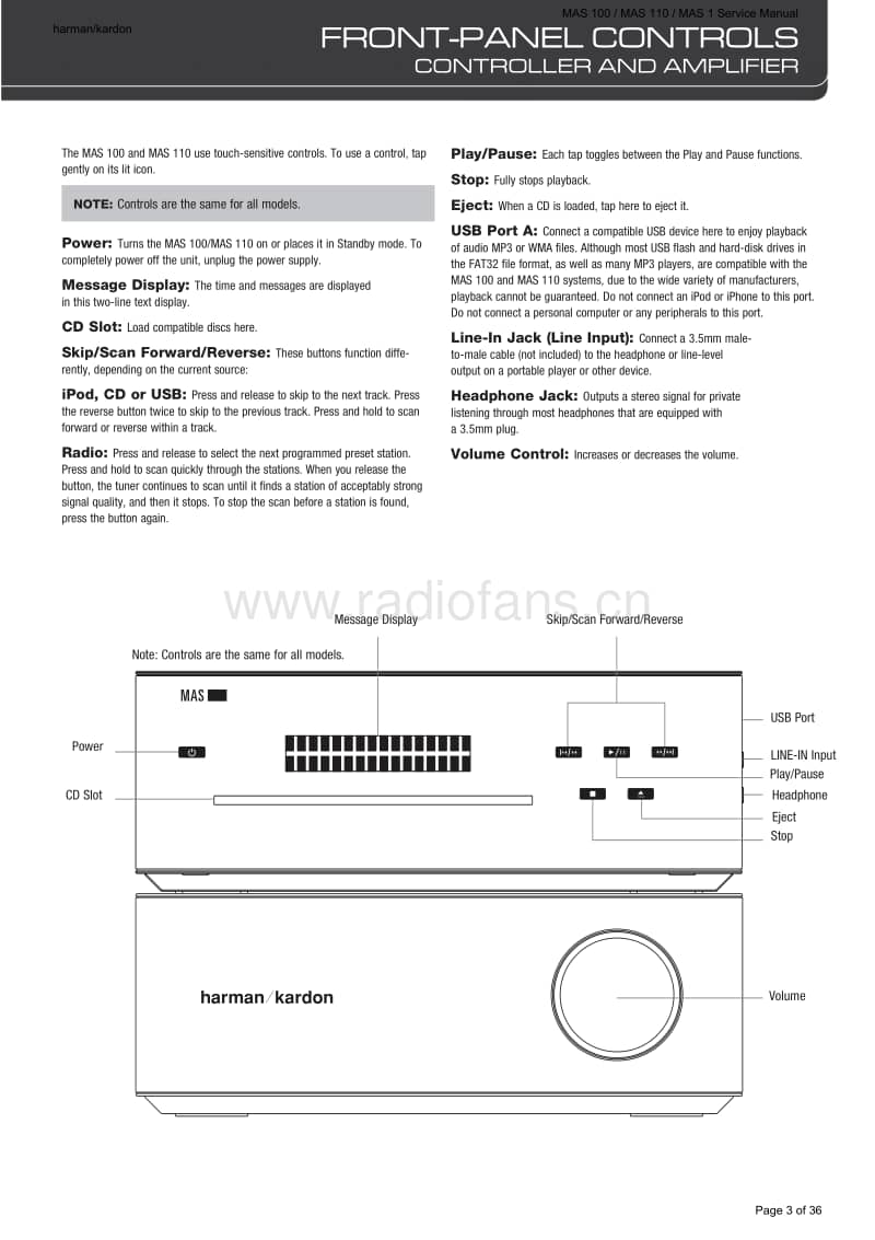 Harman-Kardon-MAS-100-Service-Manual-2电路原理图.pdf_第3页