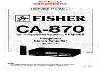 Fisher-CA-870-Service-Manual电路原理图.pdf