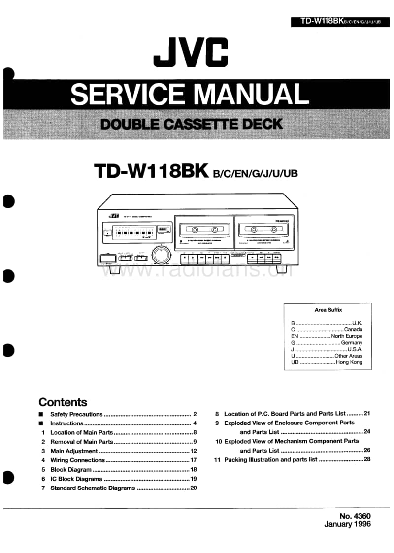 Jvc-TDW-118-BK-Service-Manual电路原理图.pdf_第1页