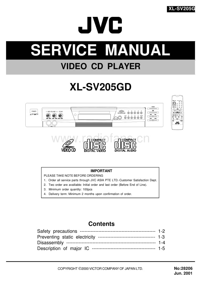 Jvc-XLSV-205-GD-Service-Manual电路原理图.pdf_第1页