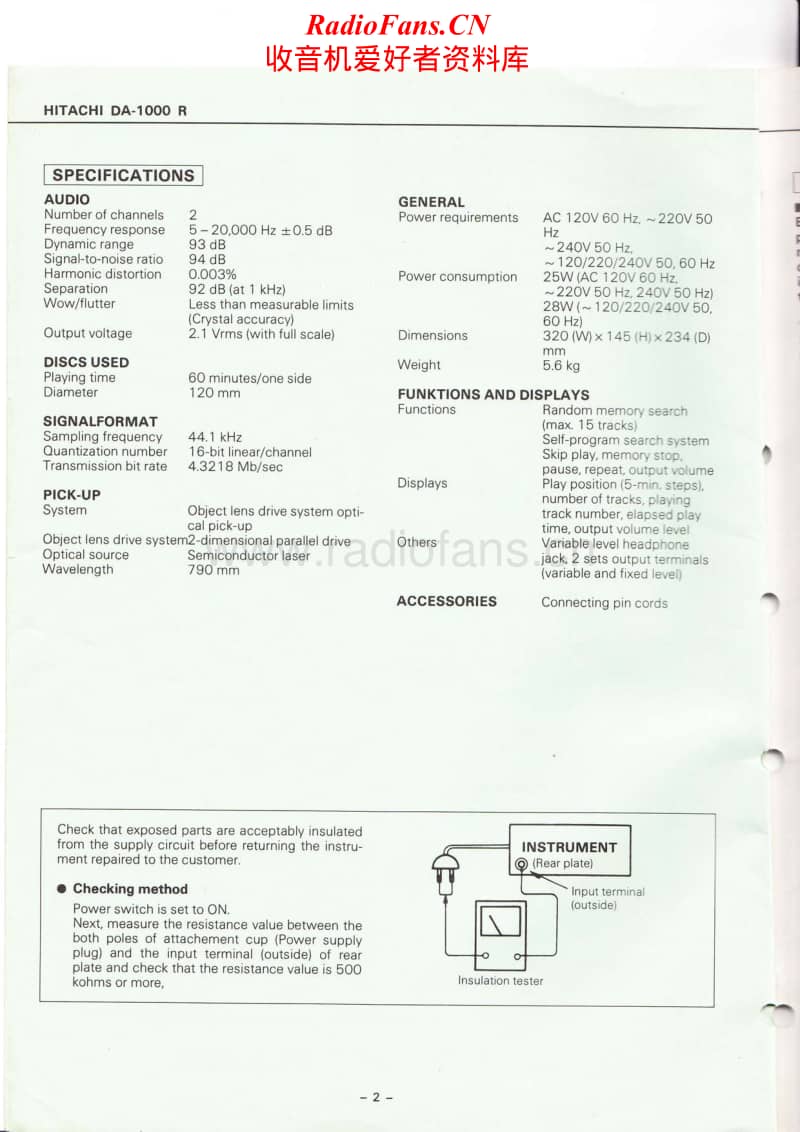 Hitachi-DA-1000-R-Service-Manual电路原理图.pdf_第2页