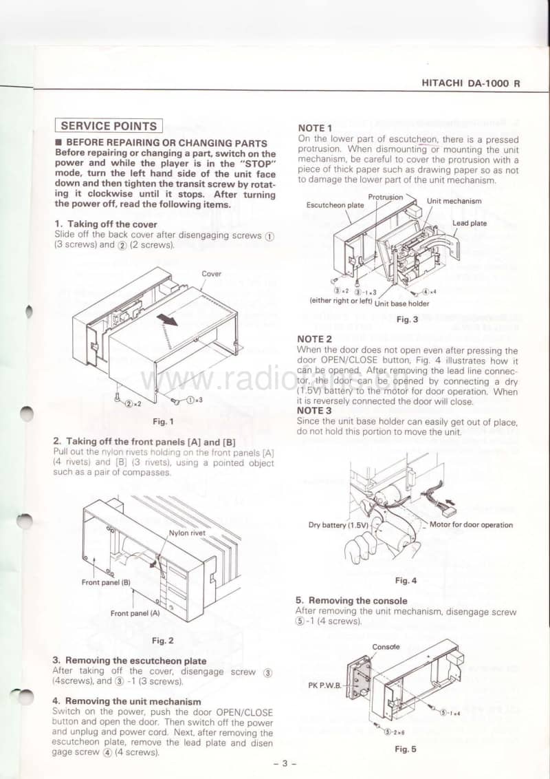 Hitachi-DA-1000-R-Service-Manual电路原理图.pdf_第3页