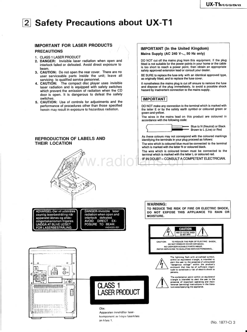 Jvc-UXT-1-Service-Manual电路原理图.pdf_第3页