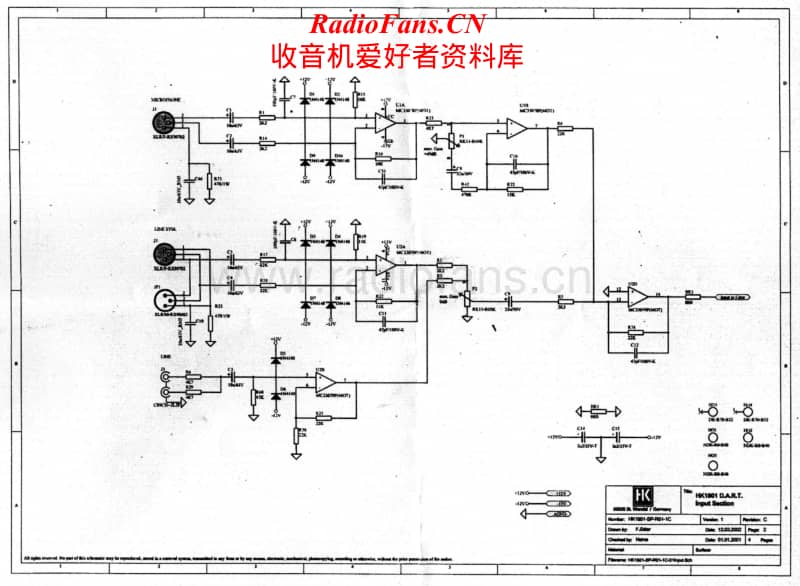 Harman-Kardon-HK-1901-Schematic电路原理图.pdf_第1页