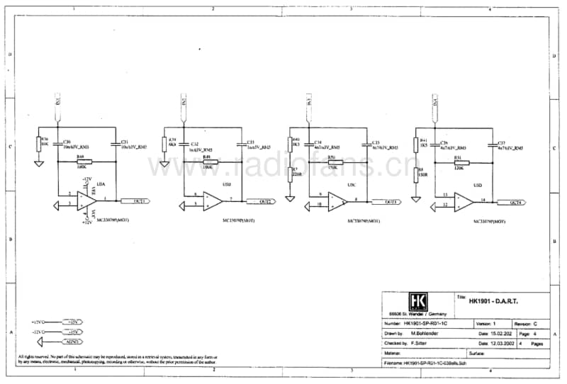 Harman-Kardon-HK-1901-Schematic电路原理图.pdf_第3页