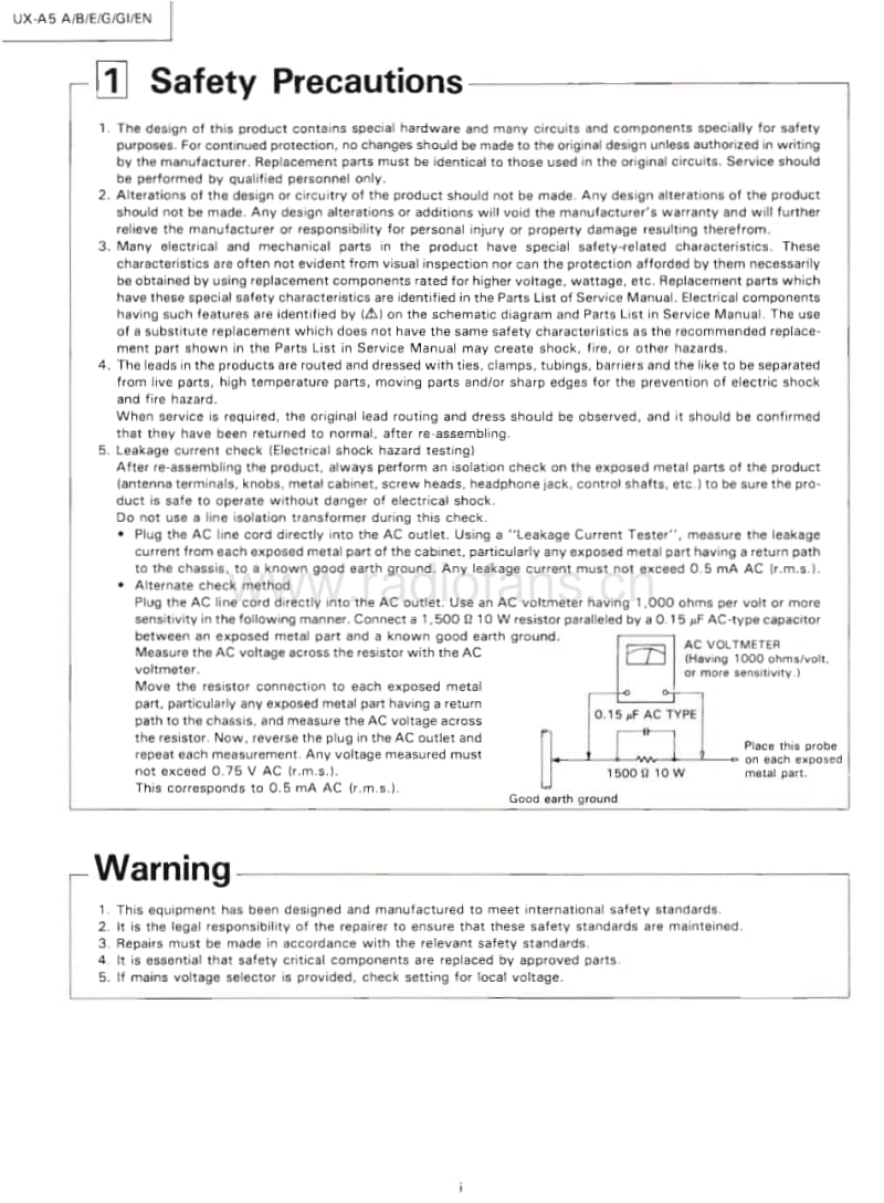 Jvc-UXA-5-Service-Manual电路原理图.pdf_第2页