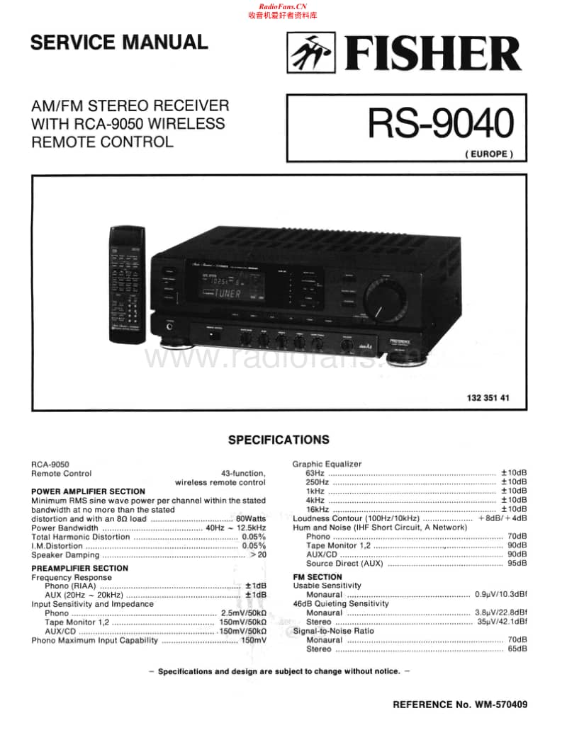 Fisher-RS-9040-Schematic电路原理图.pdf_第1页