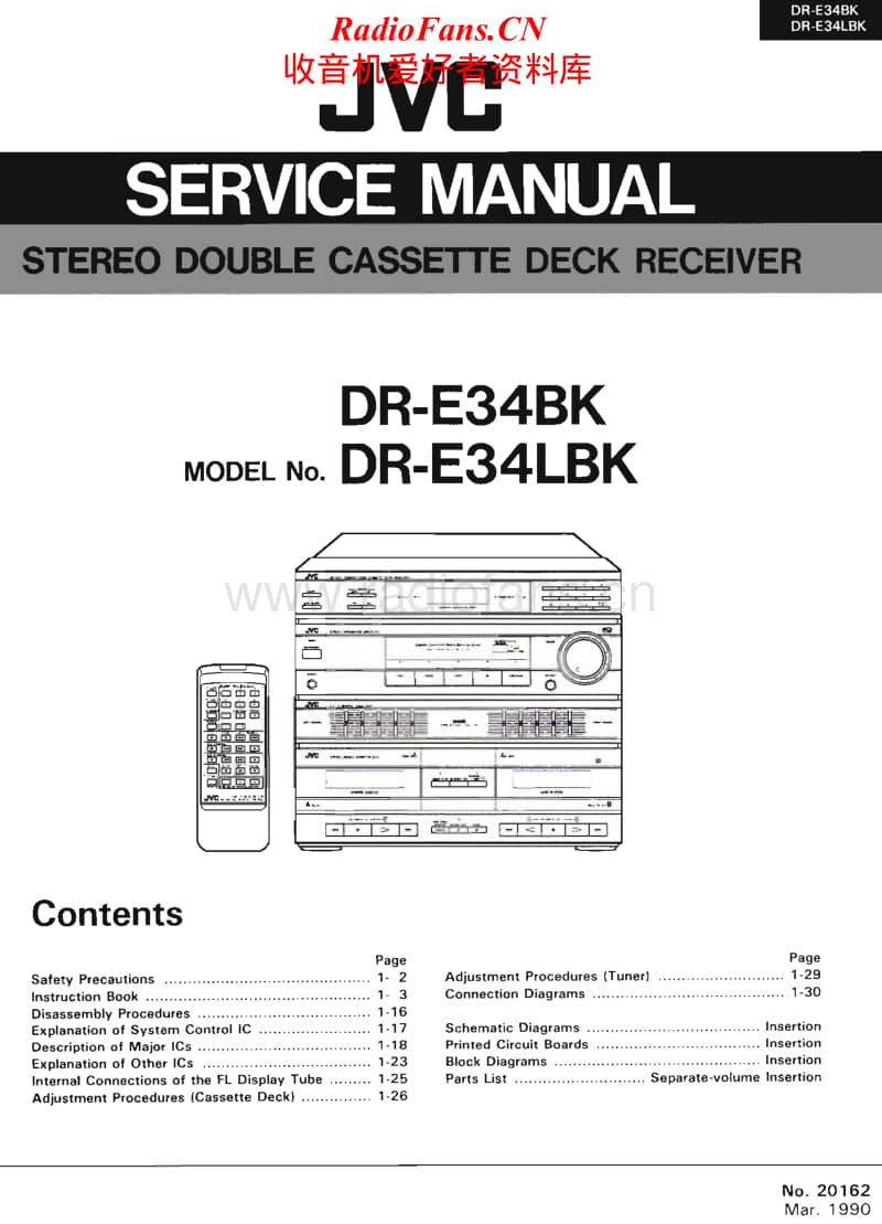 Jvc-DRE-34-LBK-Service-Manual电路原理图.pdf_第1页