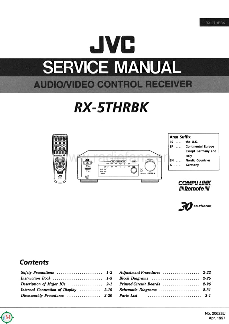 Jvc-RX-5-THRBK-Service-Manual电路原理图.pdf_第1页