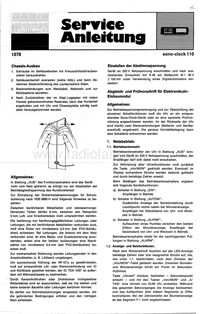 Grundig-Sonoclock-110-Service-Manual电路原理图.pdf_第1页