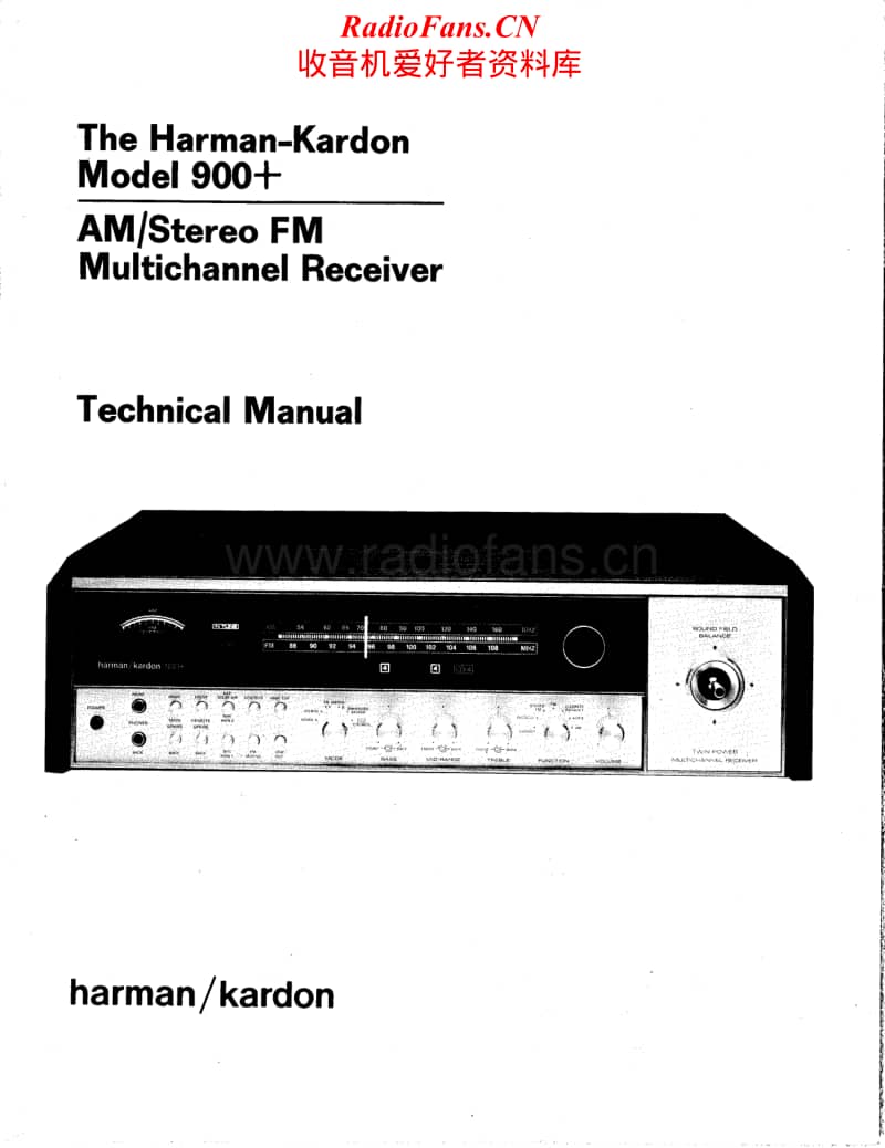 Harman-Kardon-900-Service-Manual电路原理图.pdf_第1页