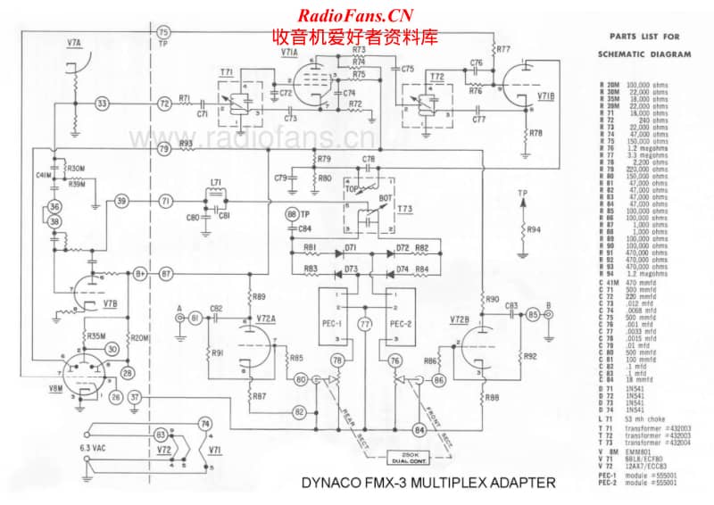 Dynaco-FMX3-MPX-Schematic电路原理图.pdf_第1页