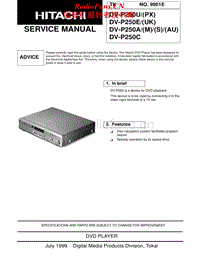 Hitachi-DVP-250-A-Service-Manual电路原理图.pdf