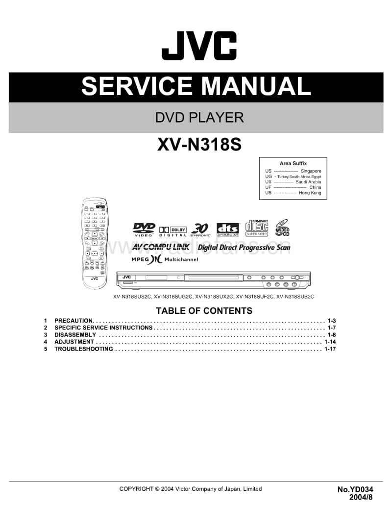 Jvc-XVN-318-S-Service-Manual电路原理图.pdf_第1页