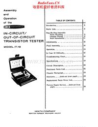 Heathkit-IT-18-Manual电路原理图.pdf