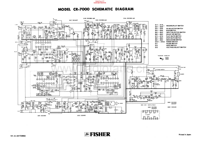 Fisher-CR-7000-Schematic电路原理图.pdf_第1页