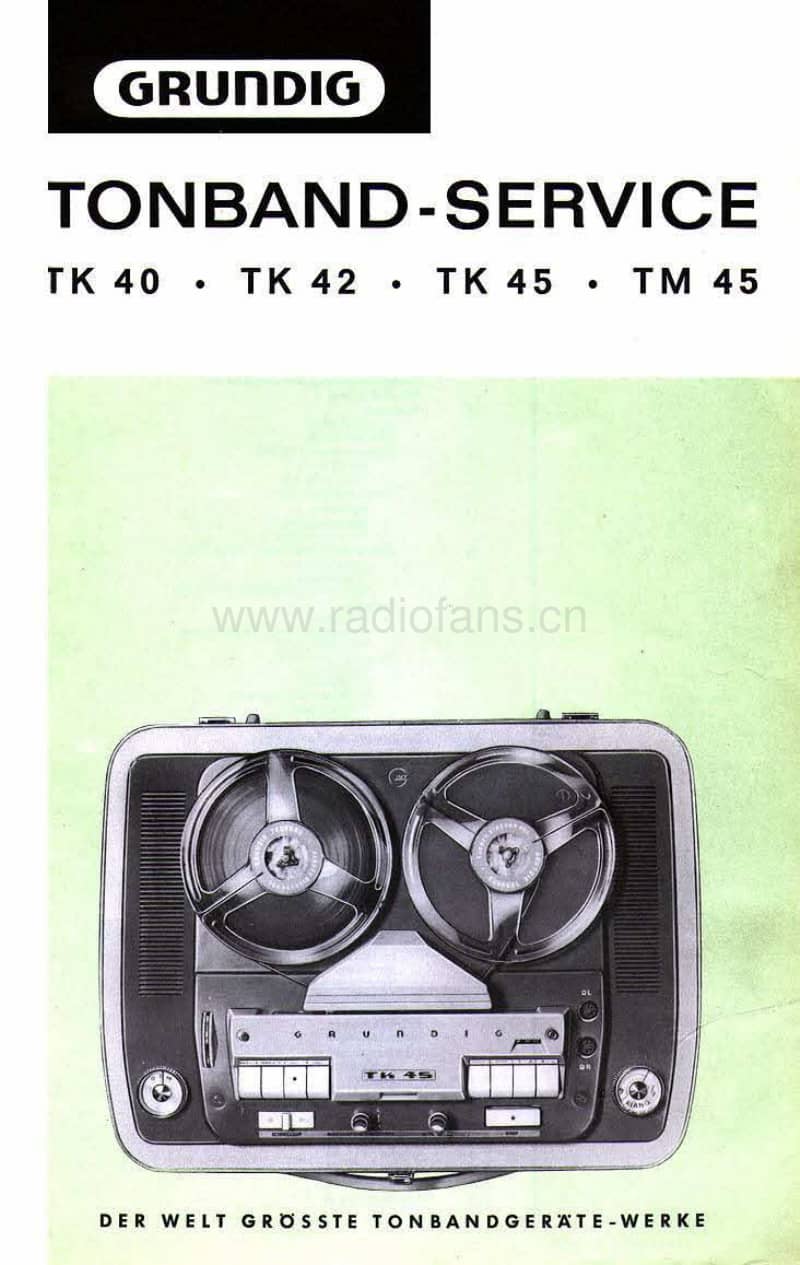 Grundig-TK-40-42-45-TM-45-Service-Manual电路原理图.pdf_第1页