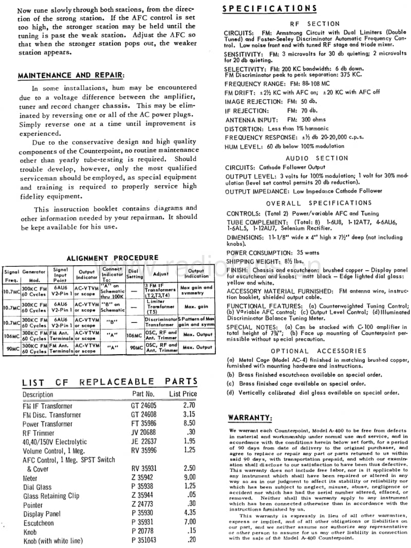 Harman-Kardon-A-400-Service-Manual电路原理图.pdf_第3页