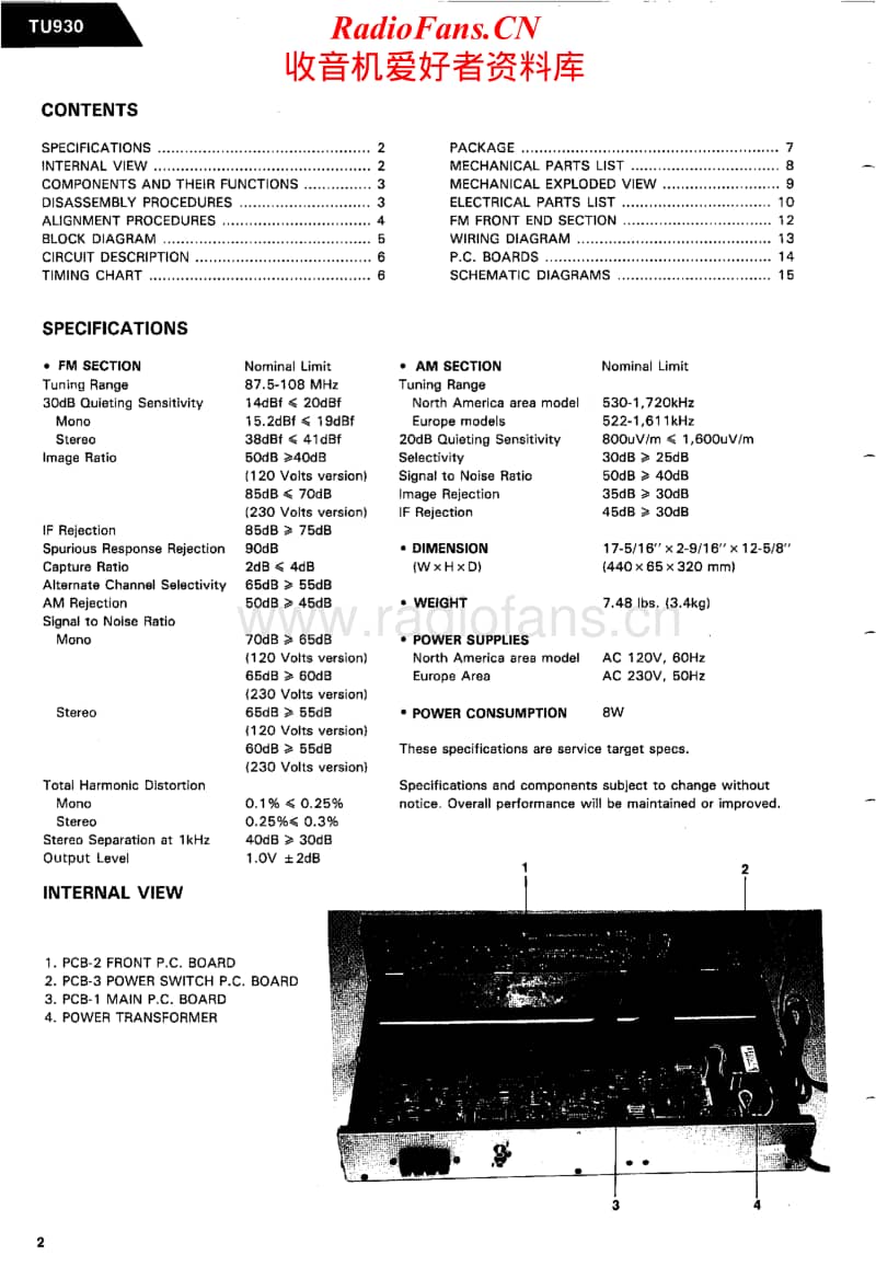 Harman-Kardon-TU-930-Service-Manual电路原理图.pdf_第2页