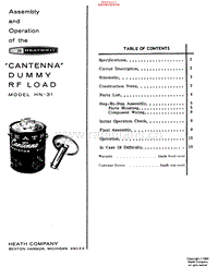 Heathkit-HN-31-Manual电路原理图.pdf