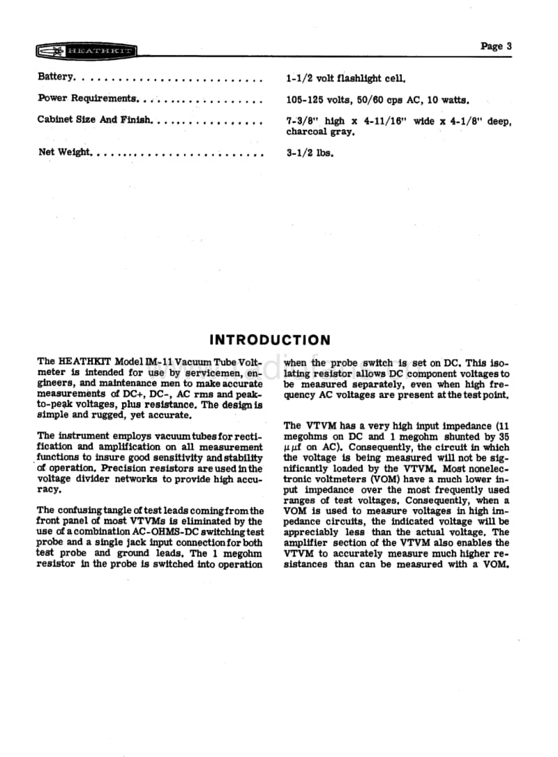 Heathkit-IM-11-Manual电路原理图.pdf_第3页