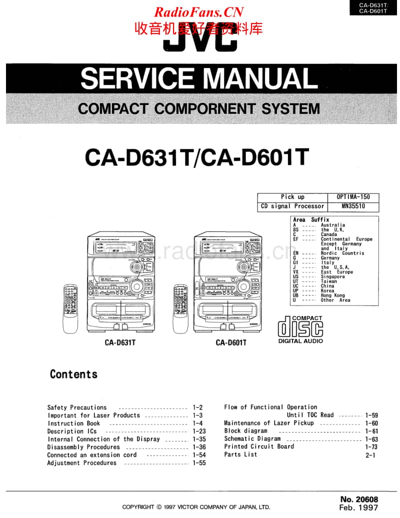 Jvc-CAD-631-T-Service-Manual电路原理图.pdf_第1页