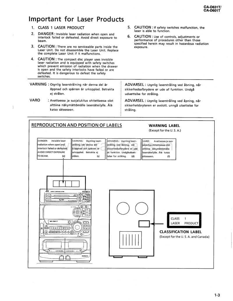 Jvc-CAD-631-T-Service-Manual电路原理图.pdf_第3页