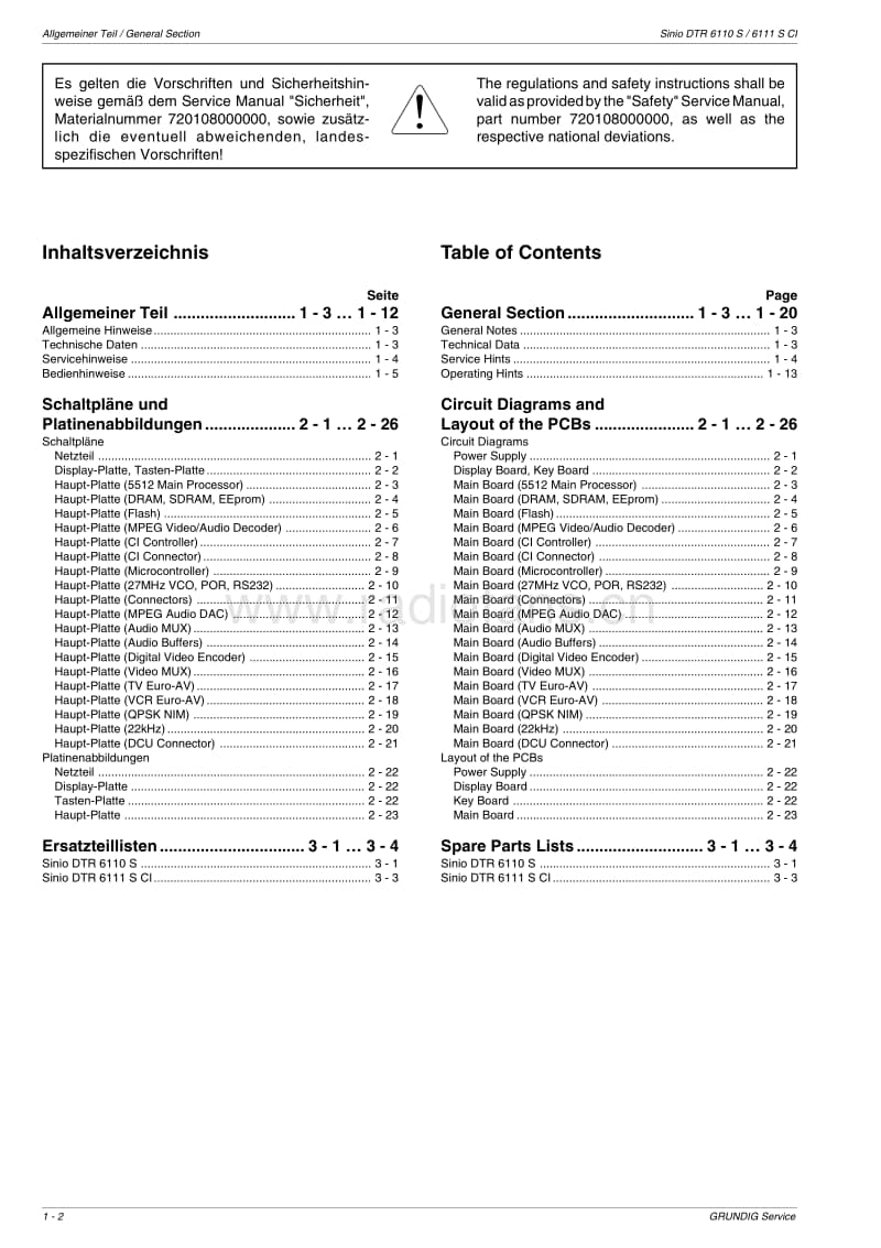 Grundig-Sinio-DTR-6110-S-Service-Manual电路原理图.pdf_第2页