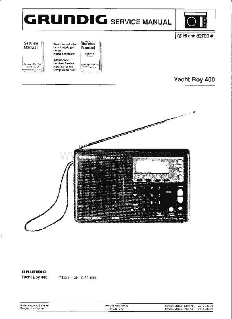 Grundig-Yacht-Boy-400-Service-Manual电路原理图.pdf_第1页