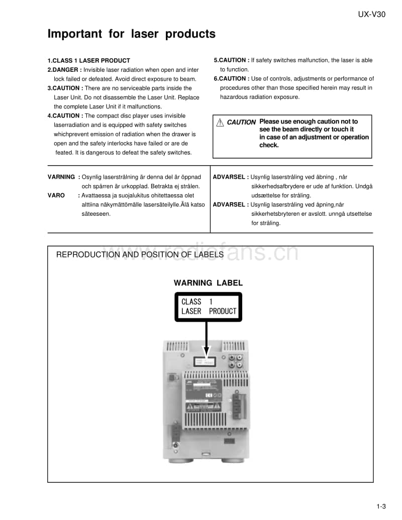 Jvc-UXV-30-Service-Manual电路原理图.pdf_第3页