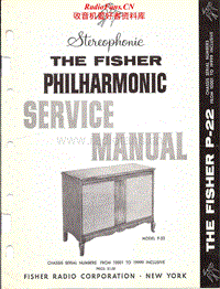 Fisher-PHILHARMONIC-P-22-Service-Manual电路原理图.pdf