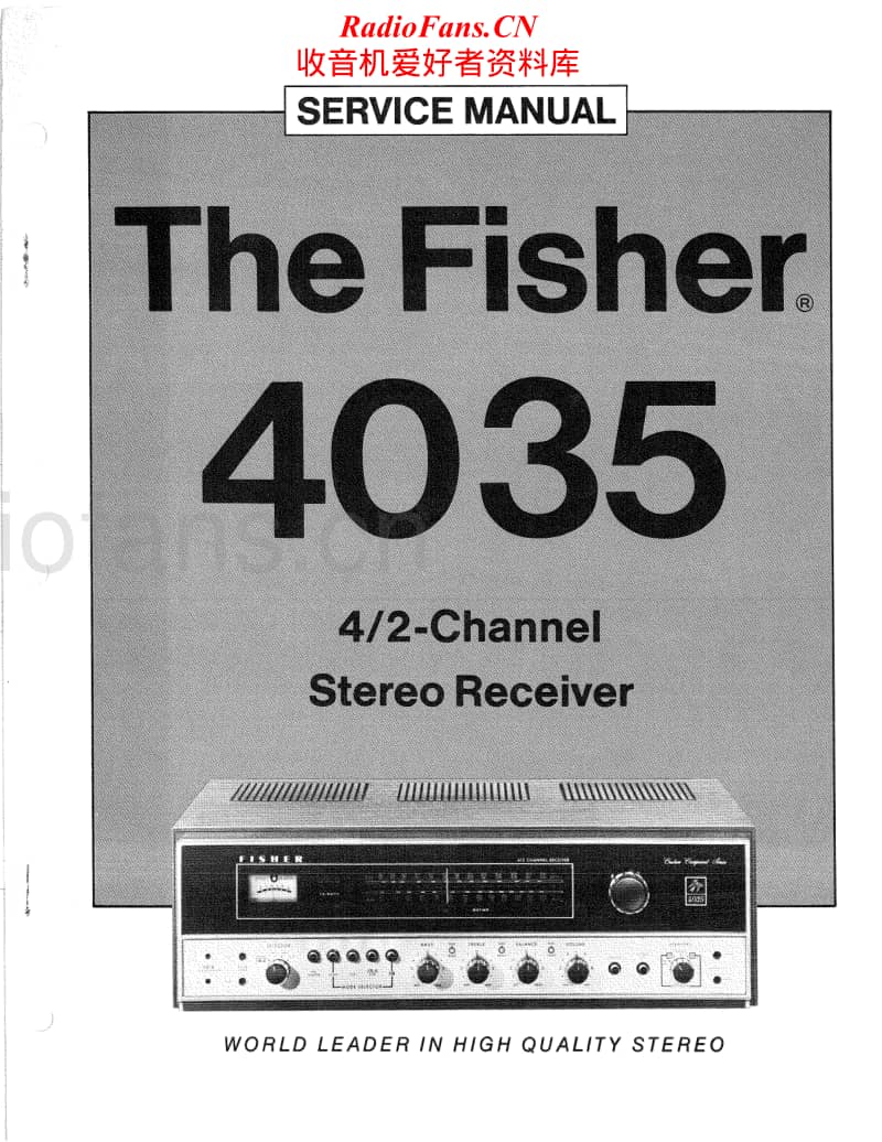 Fisher-4035-Service-Manual电路原理图.pdf_第1页