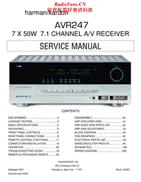 Harman-Kardon-AVR-247-Service-Manual电路原理图.pdf