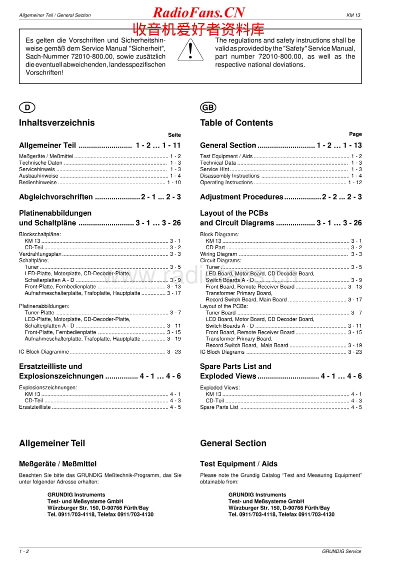 Grundig-KM-13-Service-Manual电路原理图.pdf_第2页