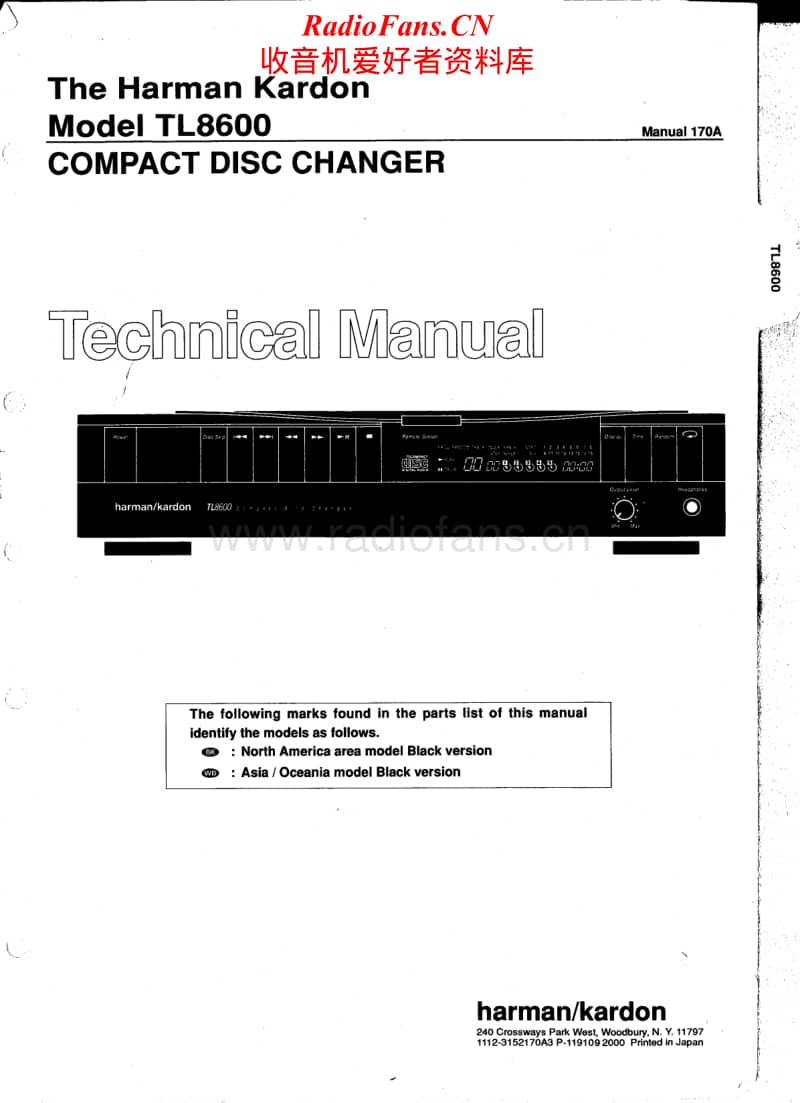 Harman-Kardon-TL-8600-Service-Manual电路原理图.pdf_第1页