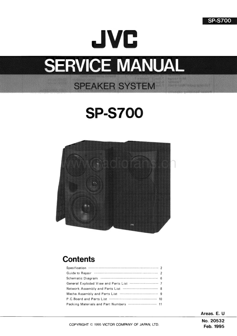 Jvc-SPS-700-Service-Manual电路原理图.pdf_第1页