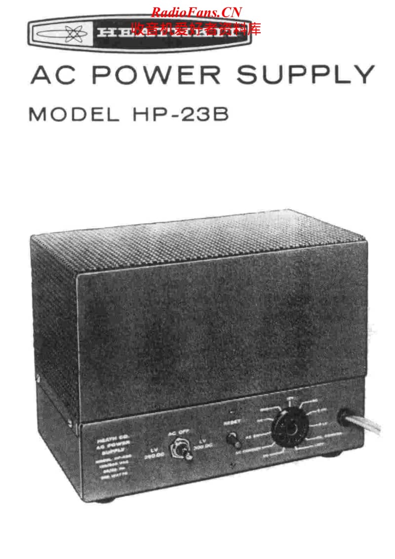 Heathkit-HP-23B-Manual电路原理图.pdf_第1页