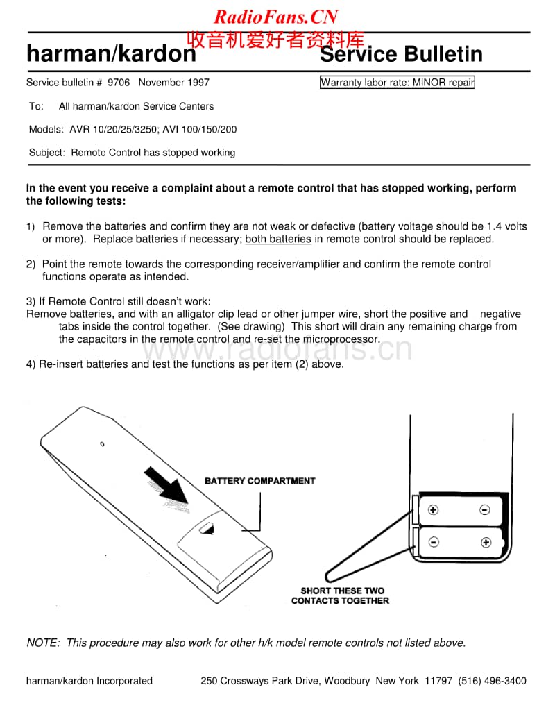 Harman-Kardon-AVR-20-Service-Bulletin电路原理图.pdf_第1页