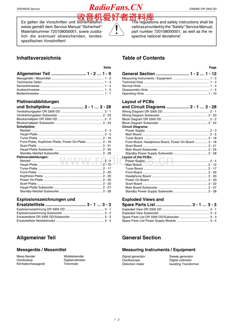 Grundig-Cinemo_DR-3305-DD-Service-Manual电路原理图.pdf_第2页