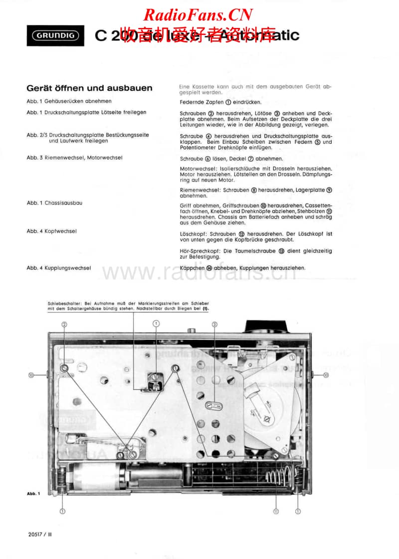 Grundig-C-200-Automatic-Service-Manual电路原理图.pdf_第1页