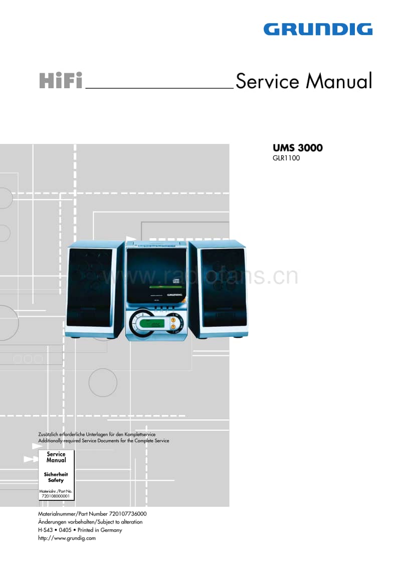 Grundig-UMS-3000-Service-Manual电路原理图.pdf_第1页