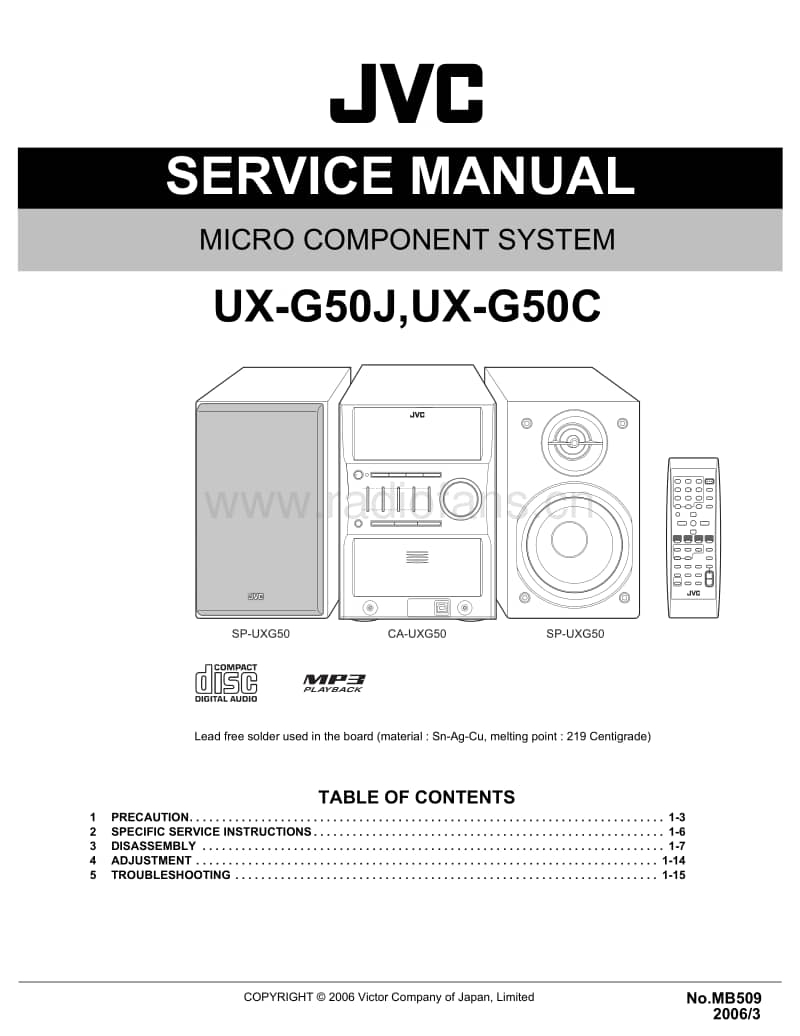 Jvc-UXG-50-C-Service-Manual电路原理图.pdf_第1页