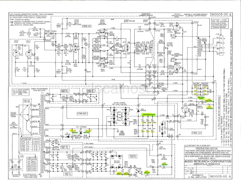 Audio-Research-D76A-Schematic电路原理图.pdf_第2页