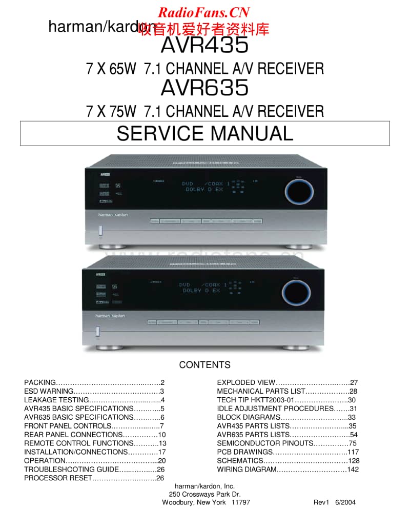 Harman-Kardon-AVR-635-Service-Manual电路原理图.pdf_第1页