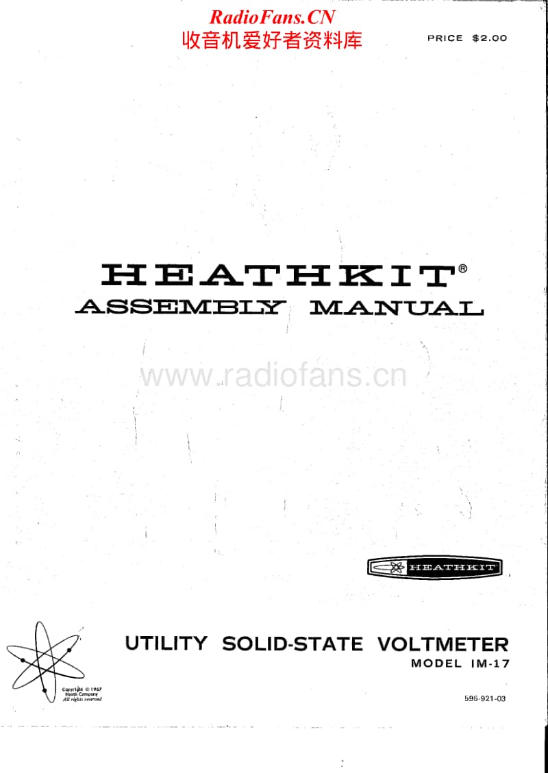 Heathkit-IM-17-Manual电路原理图.pdf_第1页