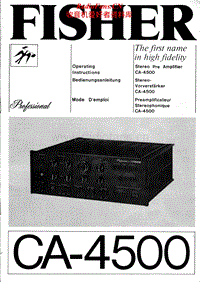 Fisher-CA-4500-Schematic电路原理图.pdf