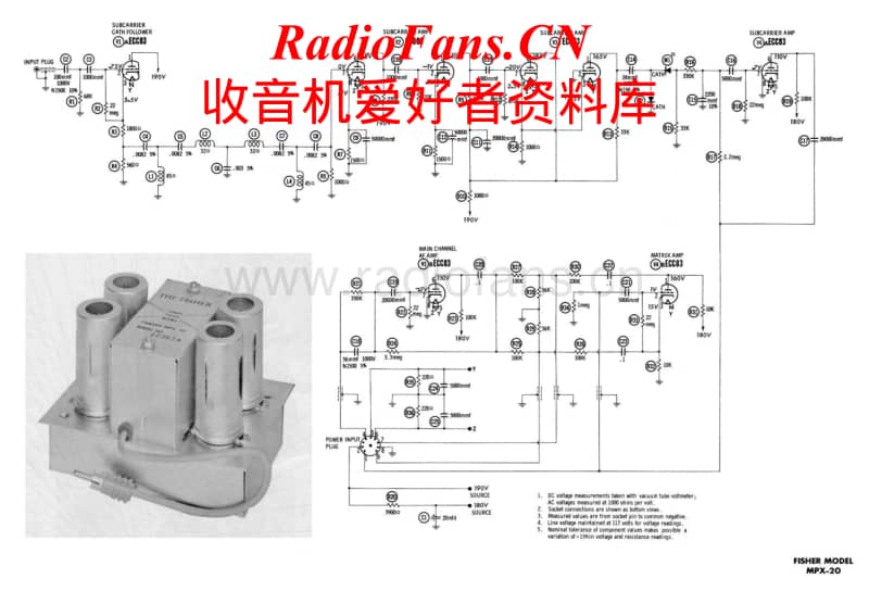 Fisher-MPX-20-Schematic电路原理图.pdf_第1页