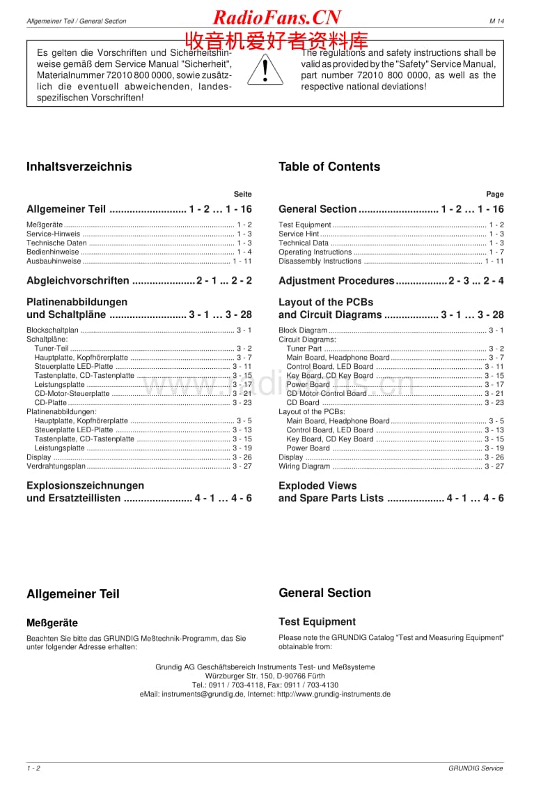 Grundig-M-14-Service-Manual电路原理图.pdf_第2页